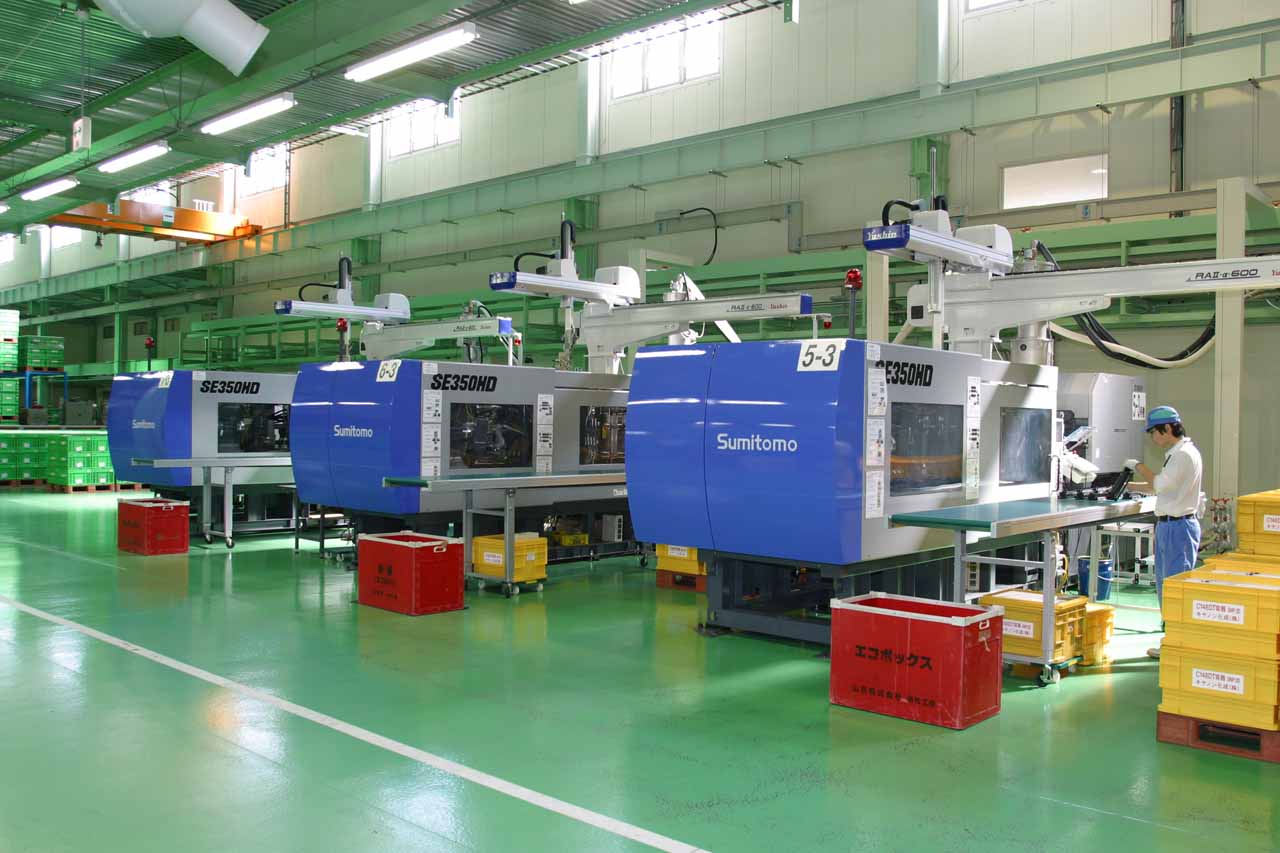 省人化・無人化を施した工場